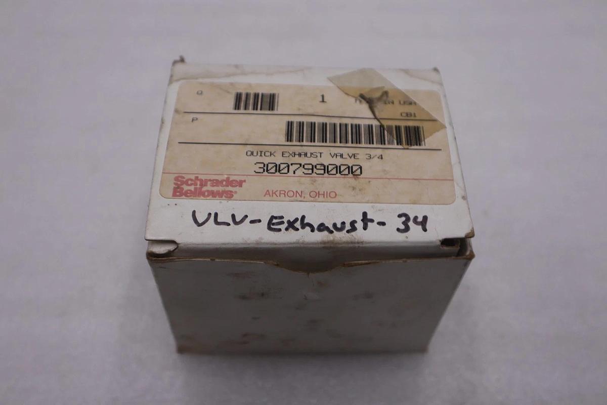 Used Schrader Bellows 300799000/ 30077-9000 Quick Exhaust Valve - STOCK GF159A