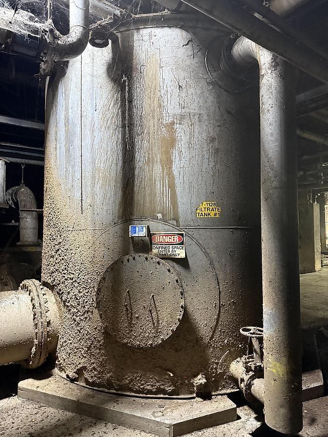 Used 10,000 GALLON MATRIX SERVICE 12' DIAMETER X 12' TALL 316L STAINLESS STEEL TANK