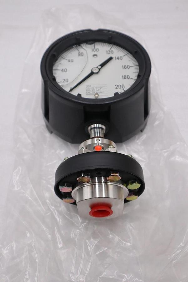 Used ASHCROFT 1259 Process Gauge 316L SS Tube 316L SS Socket Welded - STOCK GF398