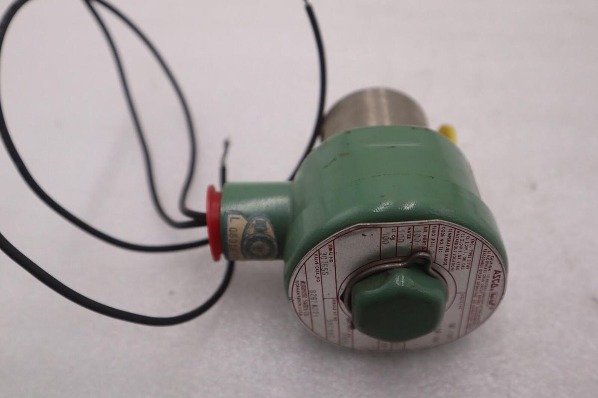 Used ASCO 8262AZZ1 RED HAT SOLENIOD VALVE STOCK #K-3646