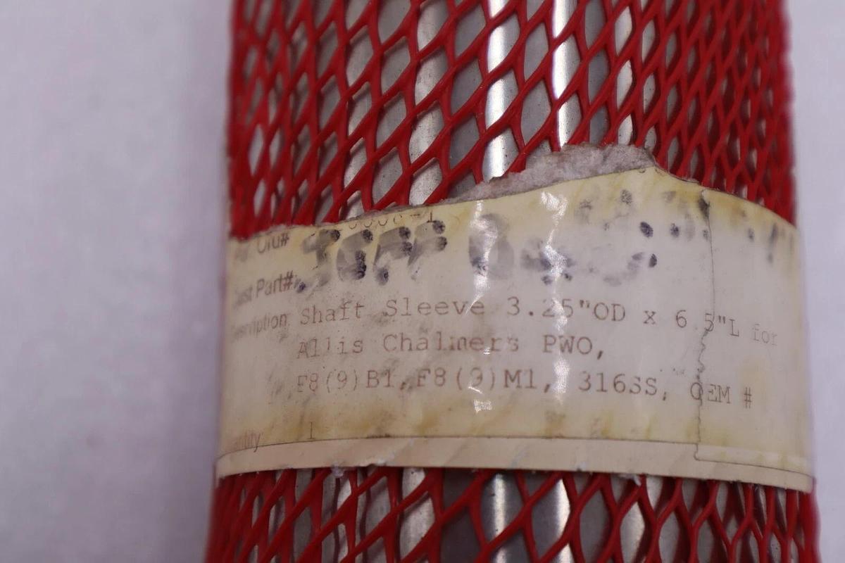 ALLIS CHALMERS SHAFT SLEEVE 3.25" OD X 6.5 "L STOCK #L-215A