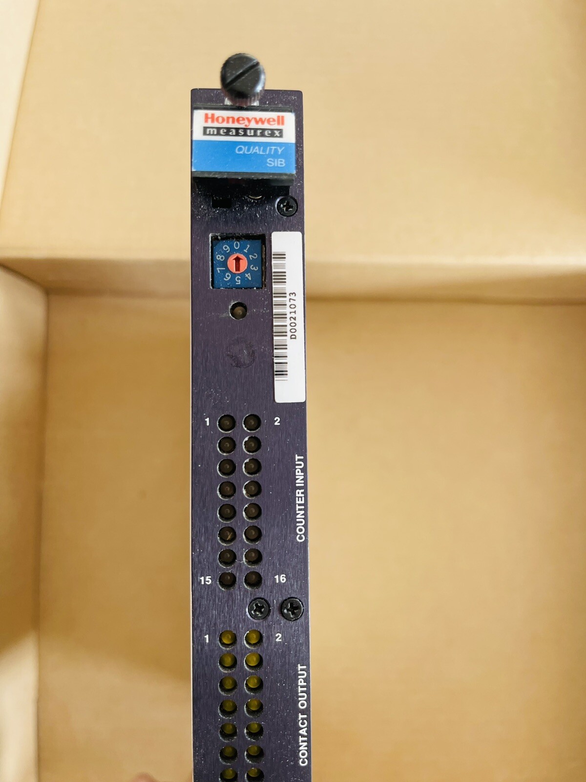 Used MEASUREX 09809810 HONEYWELL SIB COUNTER MODULE NIB #K-459