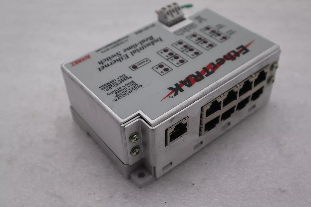 Used Sixnet Model: ET-GT-9ES  Real-time Industrial EtherTRAK Switch STOCK L-272-C