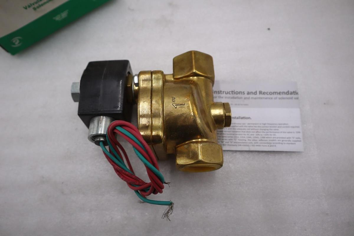 1" Jefferson Solenoid Valve 1342BV08INAT 120V/AC60 NEW IN BOX STOCK 1403D