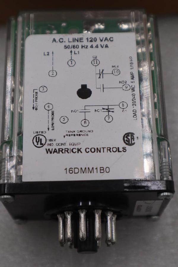 Used NEW GEM SENSOR WARRICK CONTROLS 16DMM1B0 CONTROL MODULE STK K3985CC