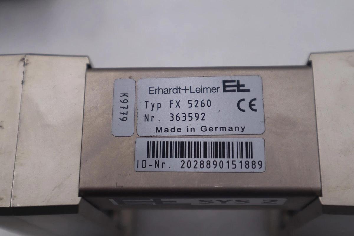 Used MCR ERHARDT & LEIMER WEB CONTROL SYSTEM NEW FX5260 / DC3340 / AG4497 STOCK 5151
