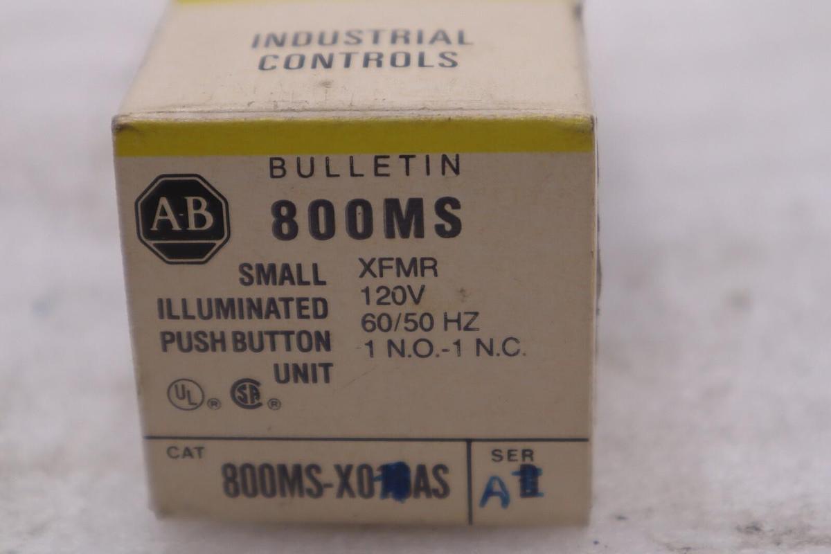 Used ALLEN BRADLEY BULLETIN 800MS-X0 SERIES A STOCK #K-3693