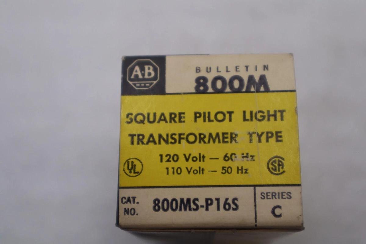 LOT OF 3 AB ALLEN BRADLEY 800MS P16S C Series Pilot Light Transformer STK K-3549