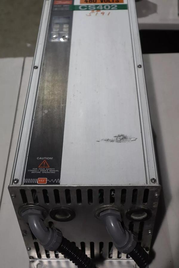 Used Danfoss VLT 3500 Type 3516 Adjustable Frequency Drive 175H7351 15HP STK 801A