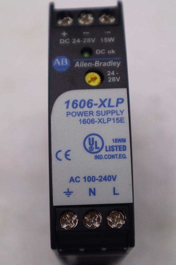 Used ALLEN BRADLEY 1606-XLP15E AB POWER SUPPLY STOCK L-725-A