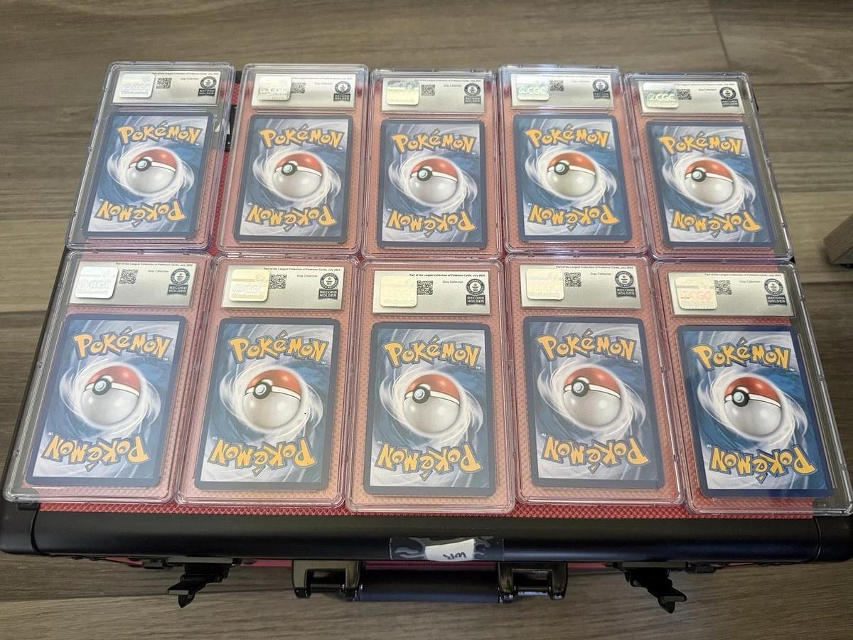 Used LOT OF 10 CGC WORLD RECORD BREAKS GUINNESS AUTHENTIC SLABS (KOREAN)
