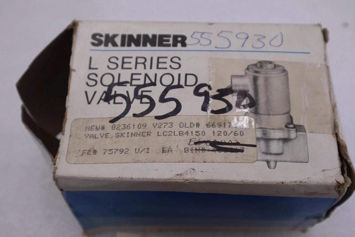 NEW OPEN BOX Skinner Valve LC2LB4150 Solenoid VALVE STOCK G757A
