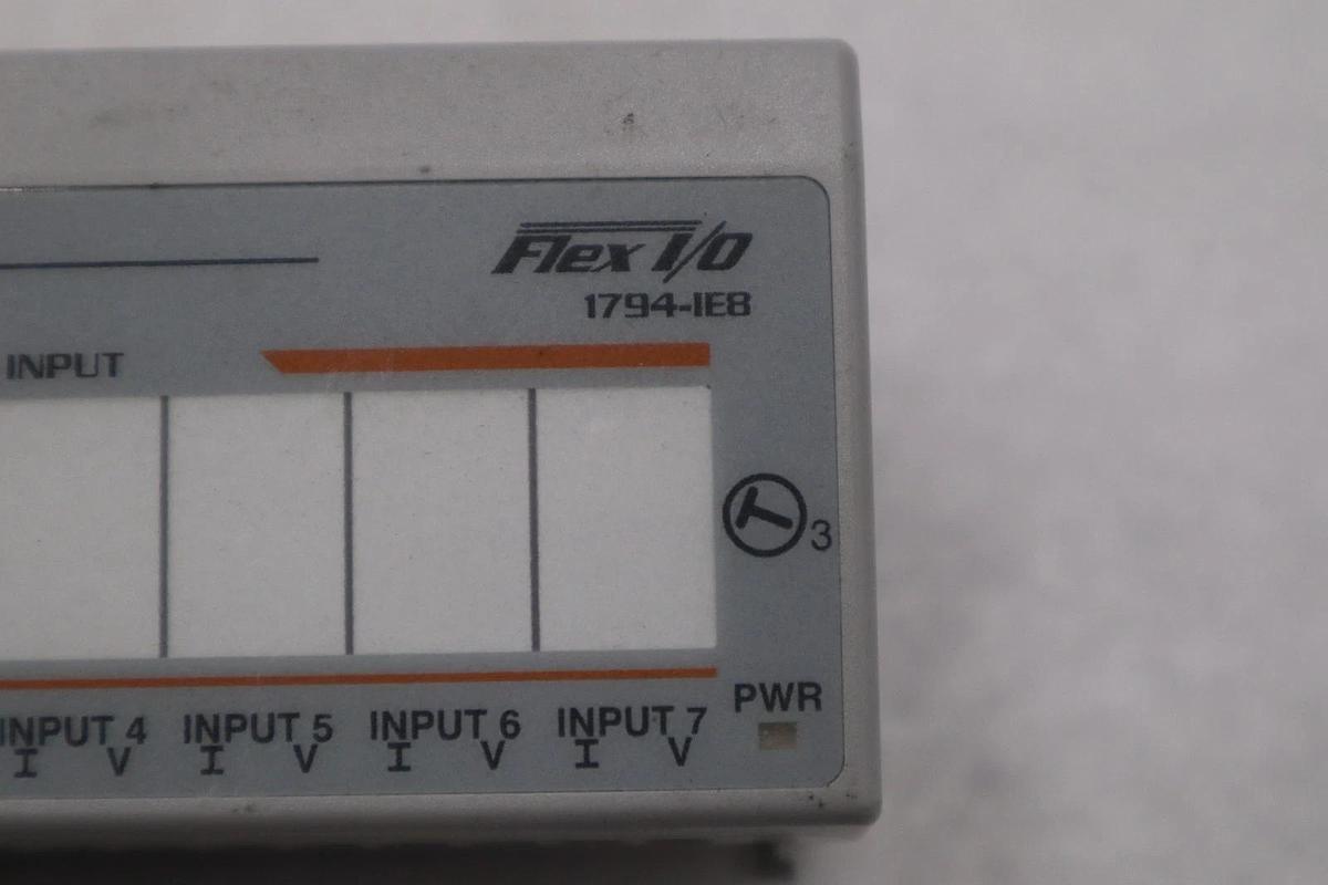 Used Allen Bradley 1794-IE8 /B Flex I/O 8-Point Analog Input STOCK H3732CC