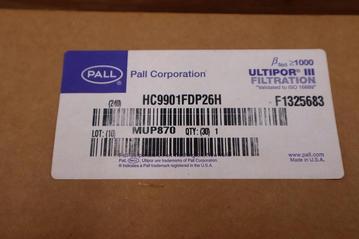 Used Original Pall HC9901FDP26H Filter 2 Microns - NEW IN BOX - STOCK HP194