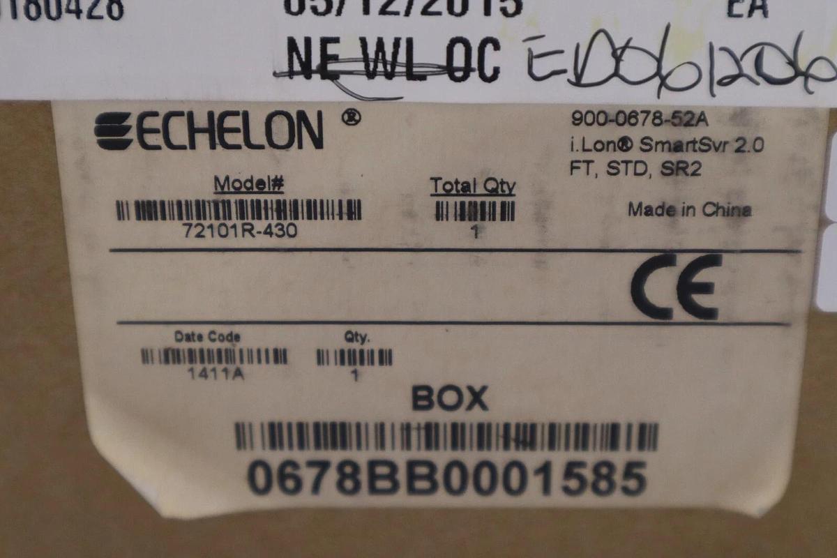 Used Echelon LonWorks Technology Server 72101R-430 NEW IN BOX STOCK G425
