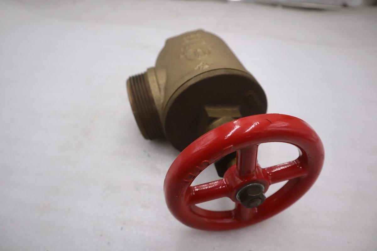 FPPI TrimFit Fire Hose Valve FPPI-HV 2.5" Class 300 EX4904 37WL Brass - GF624