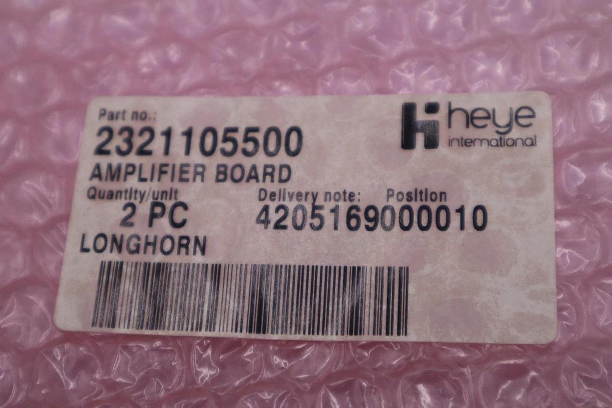 Used HEYE 2321105500 AMPLIFIER BOARD - STOCK H1052A