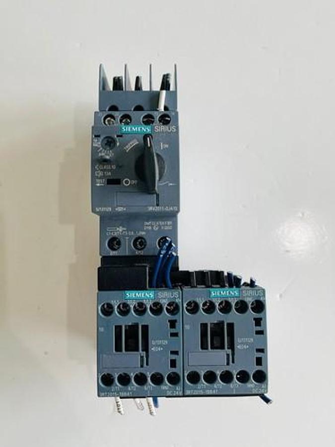 Used SIEMENS SIRIUS 3RV2011-0JA10 CIRCUIT / 3ZX1012-0RH21-1AA1/ 3RV2928-1K #K-813