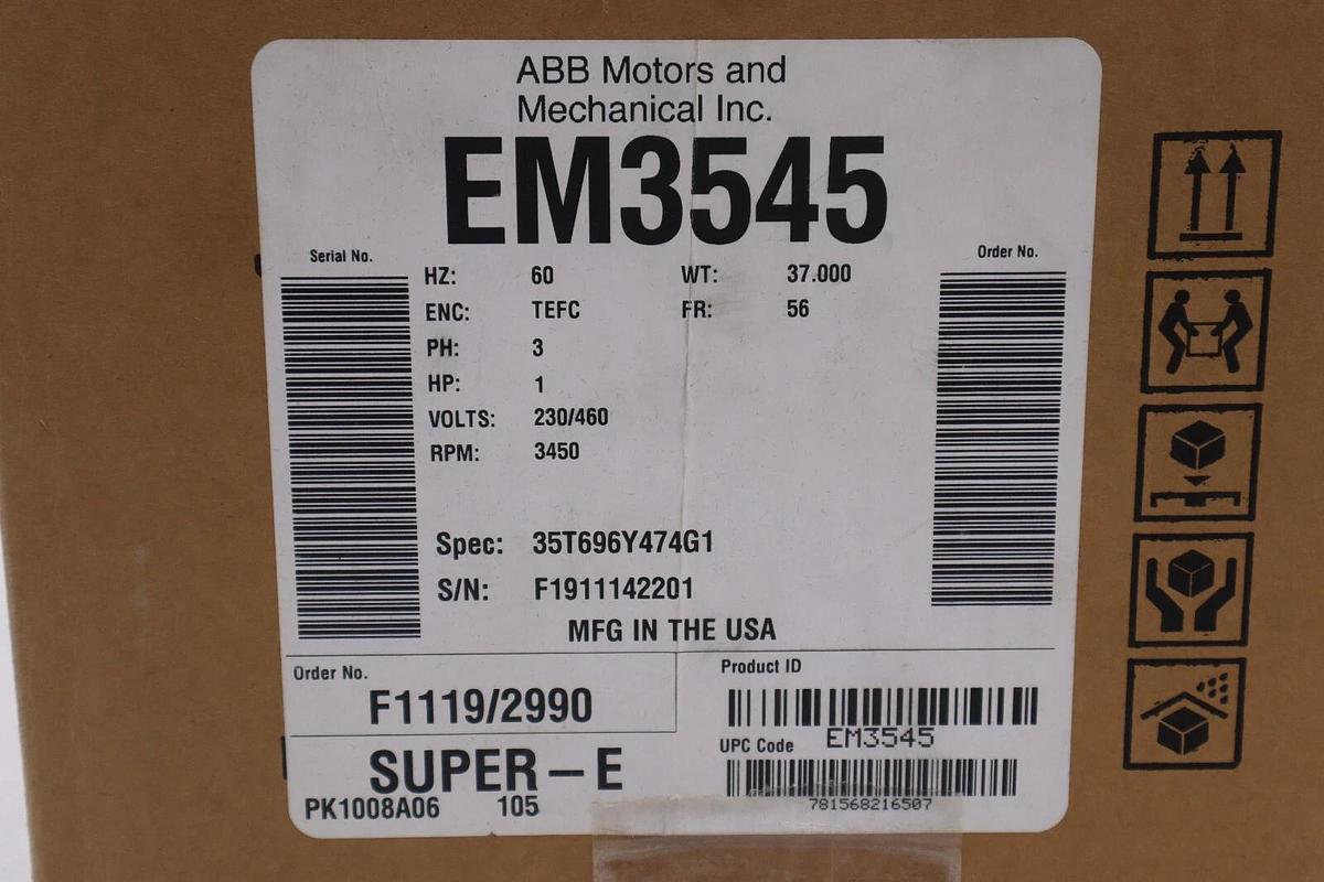 Used ASEA BROWN BOVERI ABB EM3545 / EM3545 (BRAND NEW) STOCK 2226-A