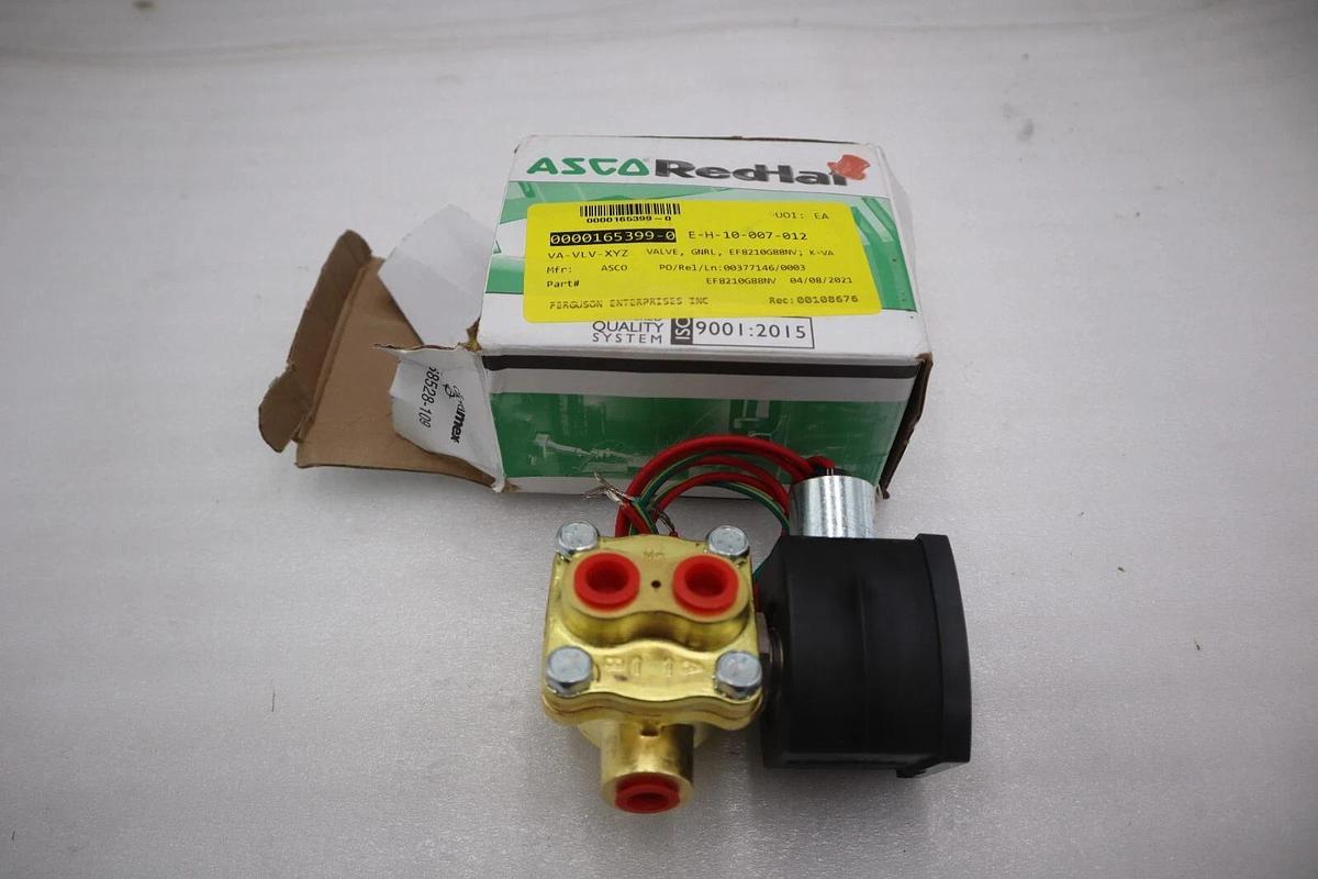 NEW IN BOX ASCO EF8210G088NV 120/60 110/50 VALVE STOCK G572