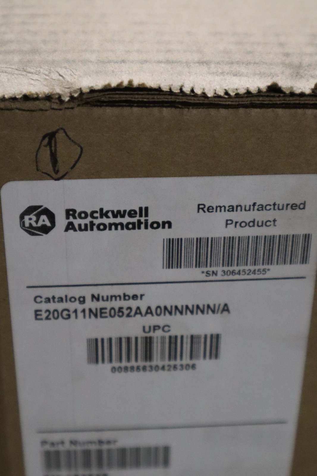 Used ALLEN BRADLEY POWERFLEX 755 DRIVE CAT. 20G11NE052AA0NNNNN 600V - STOCK SGF-50
