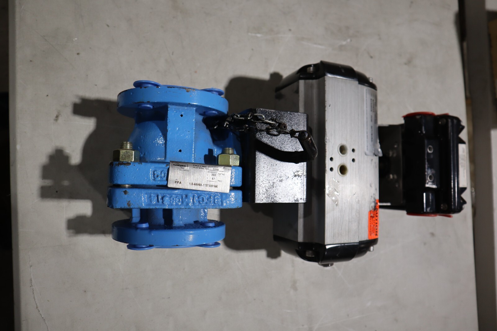 Used Flowserve Automax NXCLU2M1-18-00200 Positioner Actuator Ball Valve STOCK 5007A
