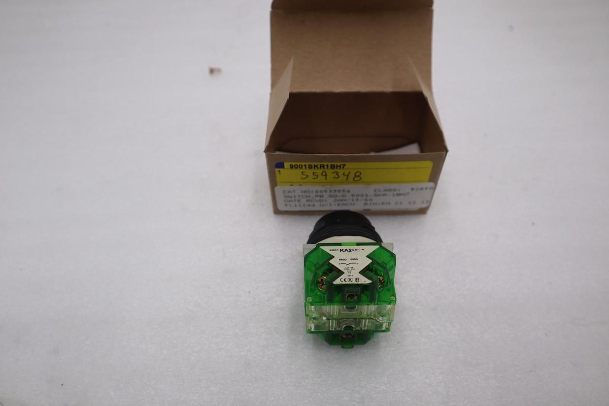 Used 9001SKR1BH7 SQUARE D 9001-SKR1BH7 PUSH BUTTON NEW OPEN BOX STK G866A