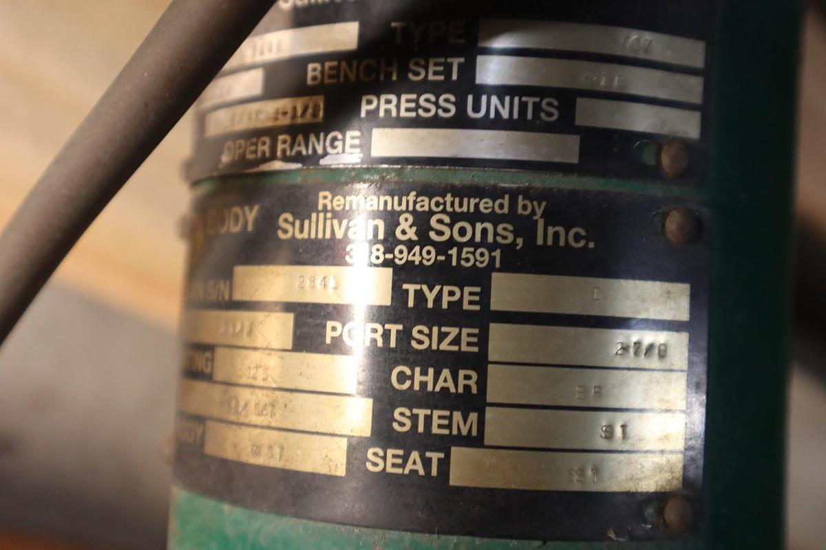 Used Fisher Control Valve Size 40 With Type 667 Pneumatic Actuator