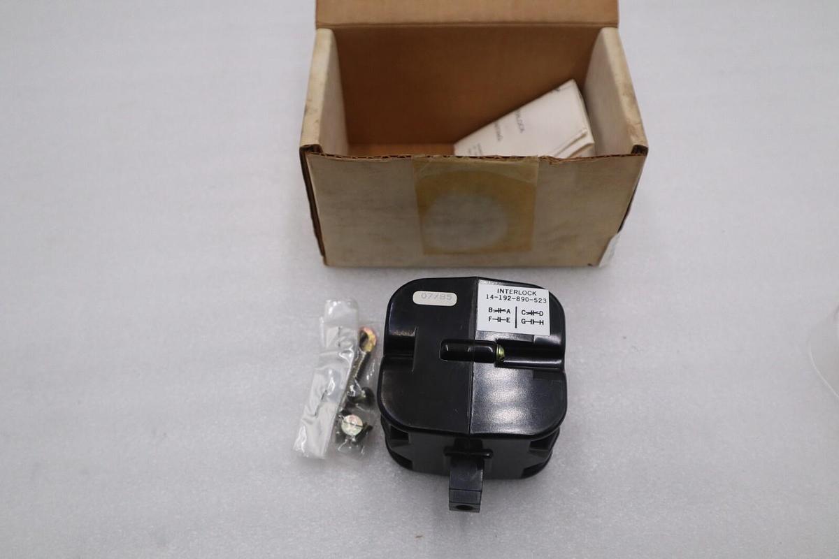 Used RELIANCE ELECTRIC 608830-3A TYPE 716 SIZE-1600A AUXILIARY CONTACT BLOCK G446A