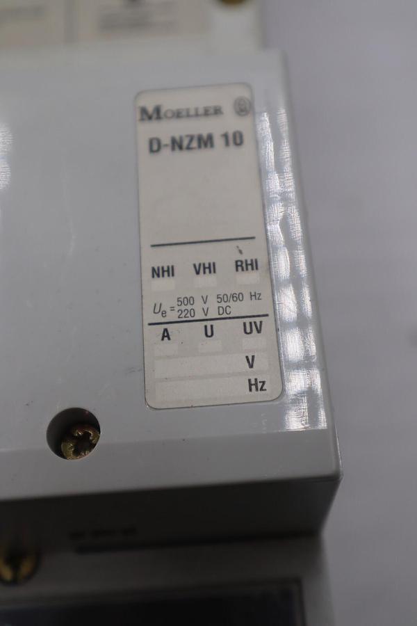 Used Moeller NZM 10-400H-NA 600V Adjustable Breaker STOCK 1158