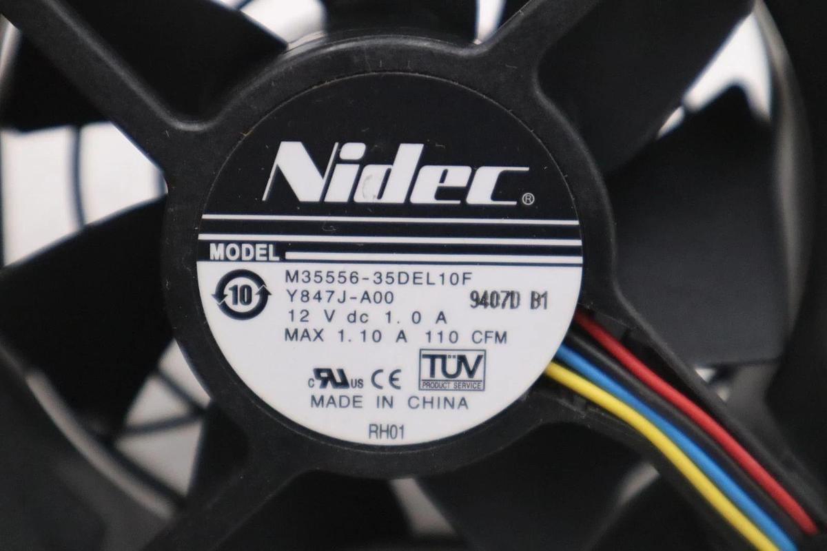 Used NIDEC M35556-35DEL10F Square Fan DC 12V 1A - STOCK GF122A