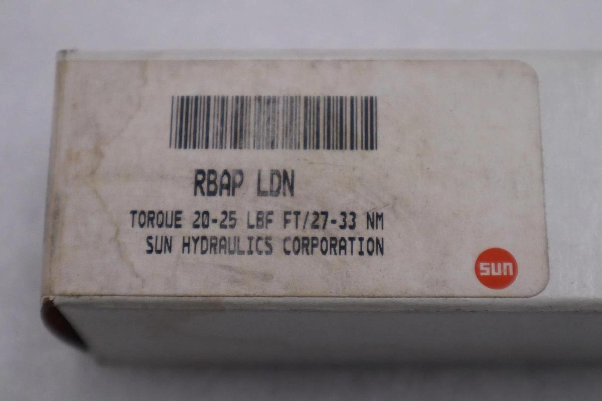 Used SUN RBAP LDN CARTRIDGE ELECTRO-PROPORTIONAL RELIEF VALVE - STOCK GF235A
