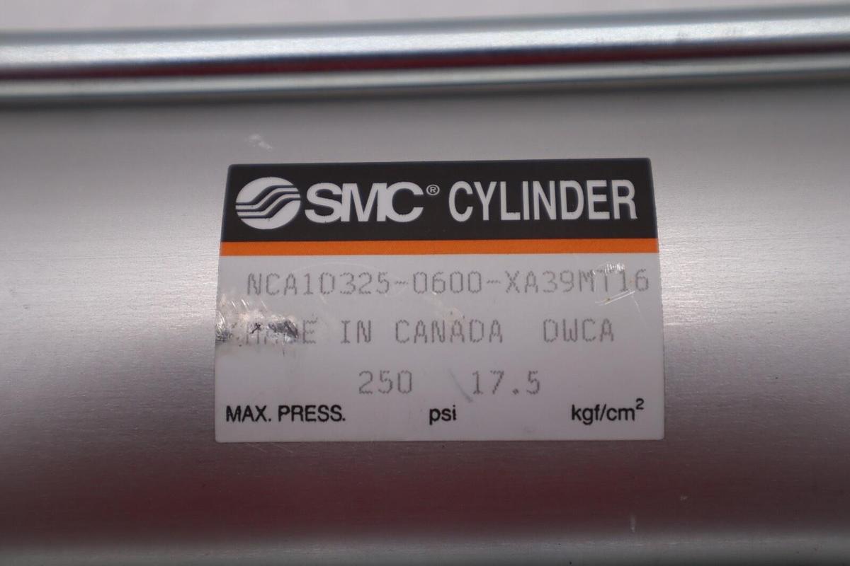 Used SMC CYLINDER NCA10325-0600-XA39MT16 #1722-A