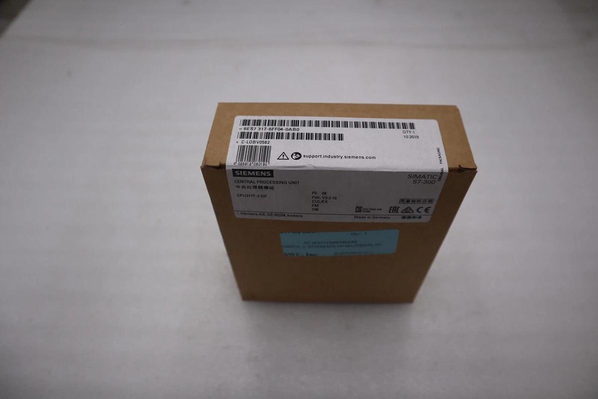 NEW 6ES7317-6FF04-0AB0 Central Processing Unit CPU 317F-2 SIMATIC S7-300 SIEMENS