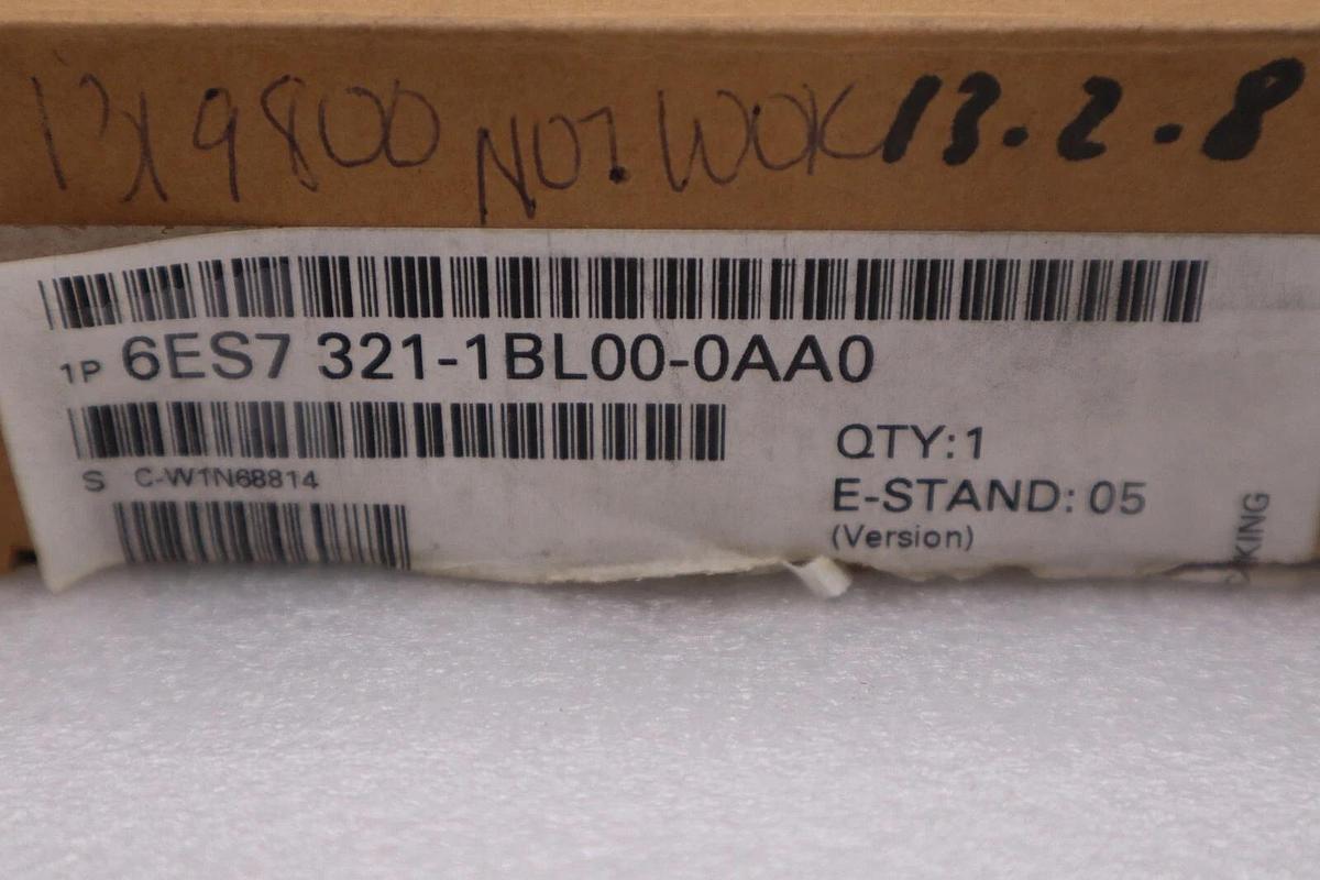 NEW Siemens 6ES7-321-1BL00-0AA0 Simatic S7-300 Digital Input Module STOCK H28A