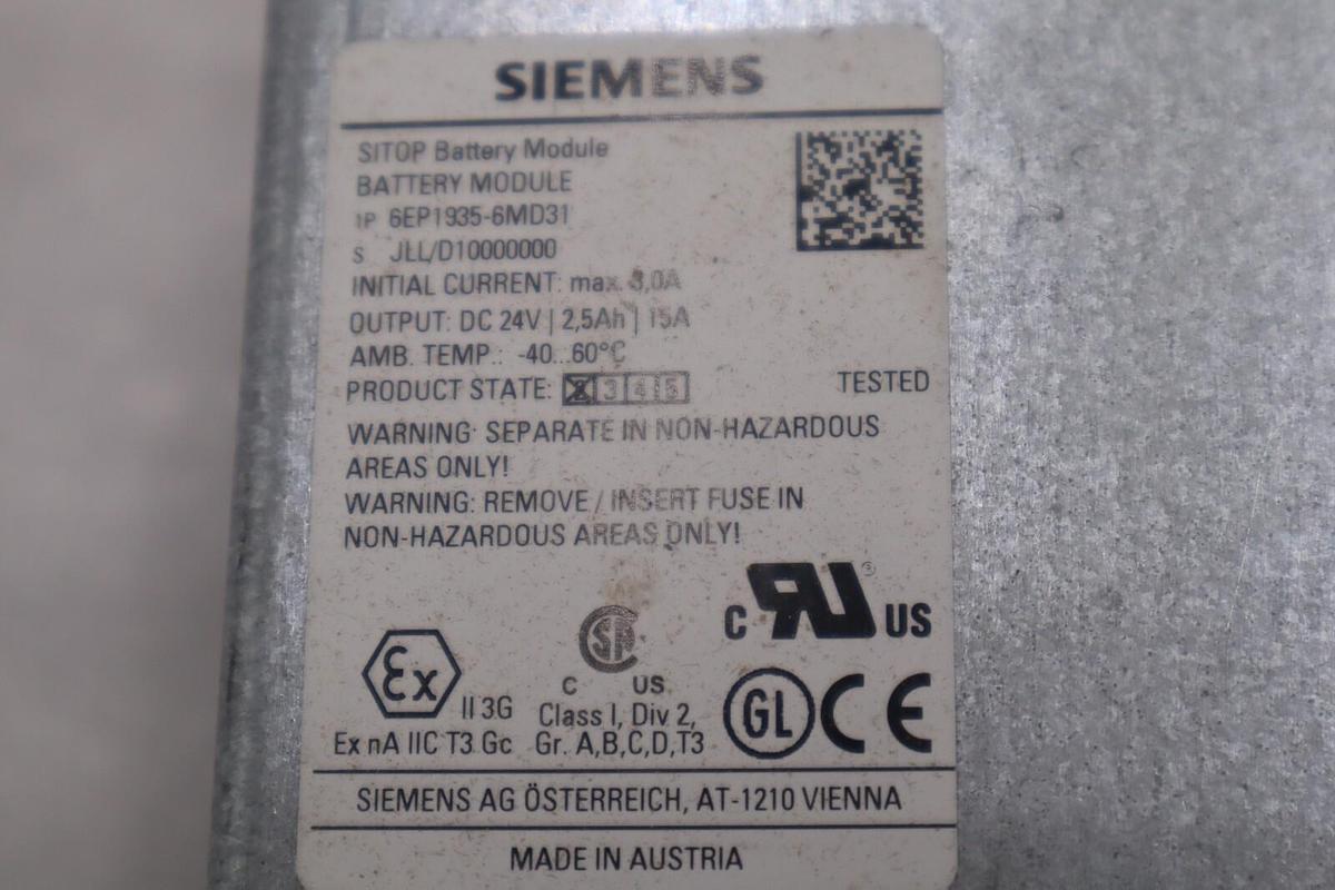 Used SIEMENS 6EP1935-6MD31 / 6EP19356MD31 STOCK 5163