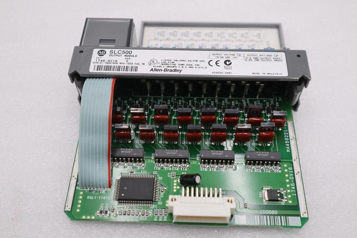 Used Allen Bradley 1746-OV16 /C SLC 500 16-Point Digital Output Module STOCK K-679-C