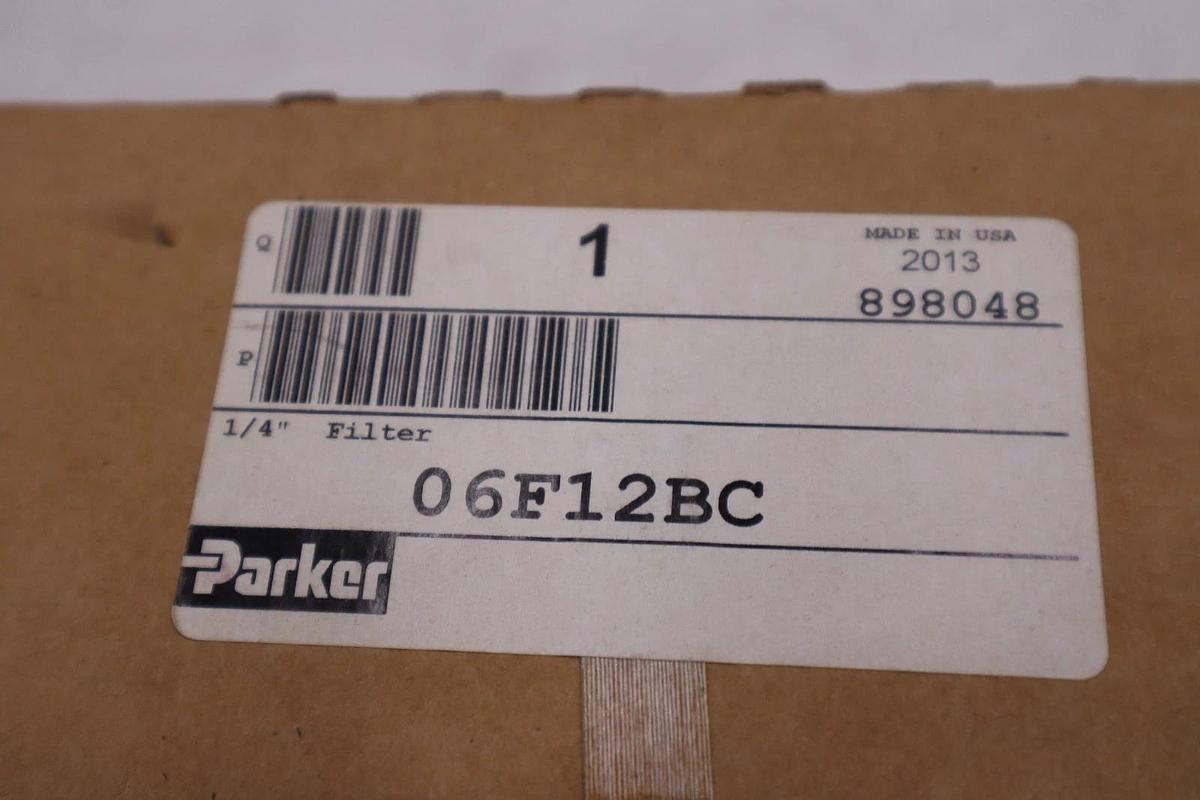 NEW OPEN BOX PARKER 06F12BC / 06F12BC AIR REGULATOR STOCK GF480
