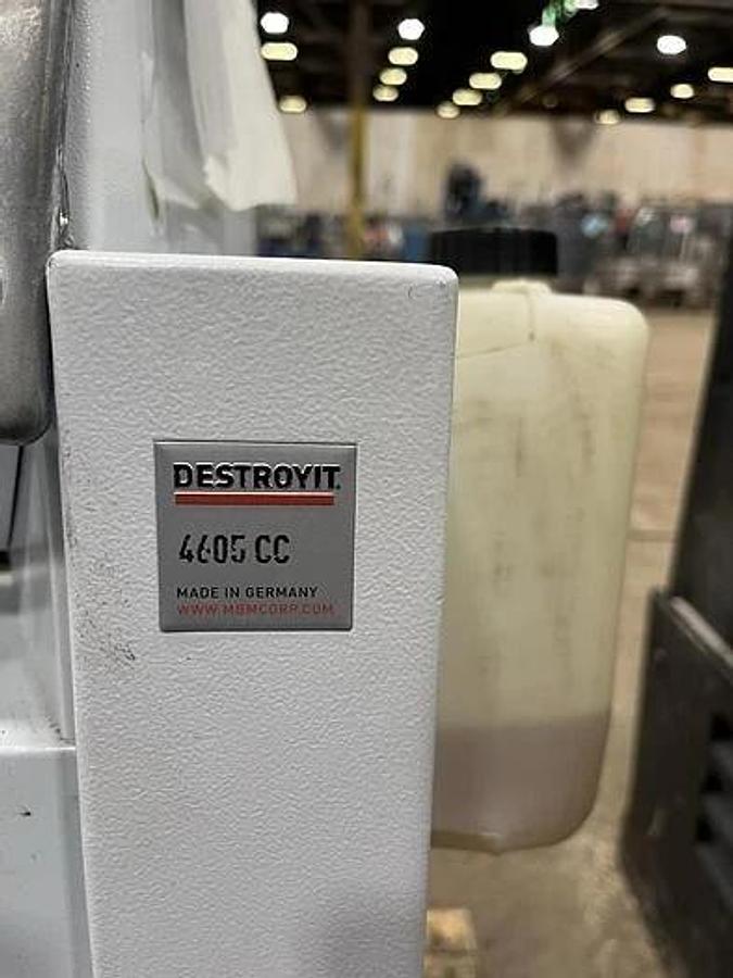 Used DESTROYIT 4605 SHREDDER P3 SECURITY LEVEL