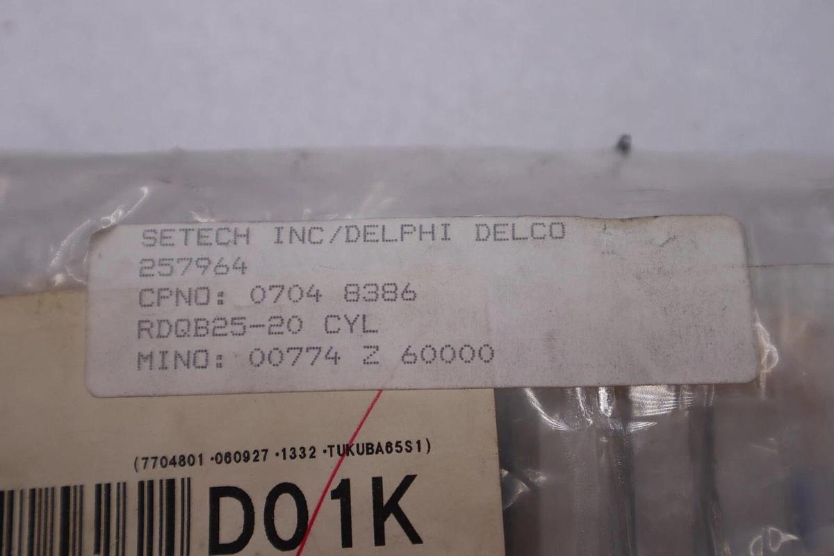 SMC RDQB25-20 CYL COMPACT CYLINDER NEW STOCK# K-1064-A