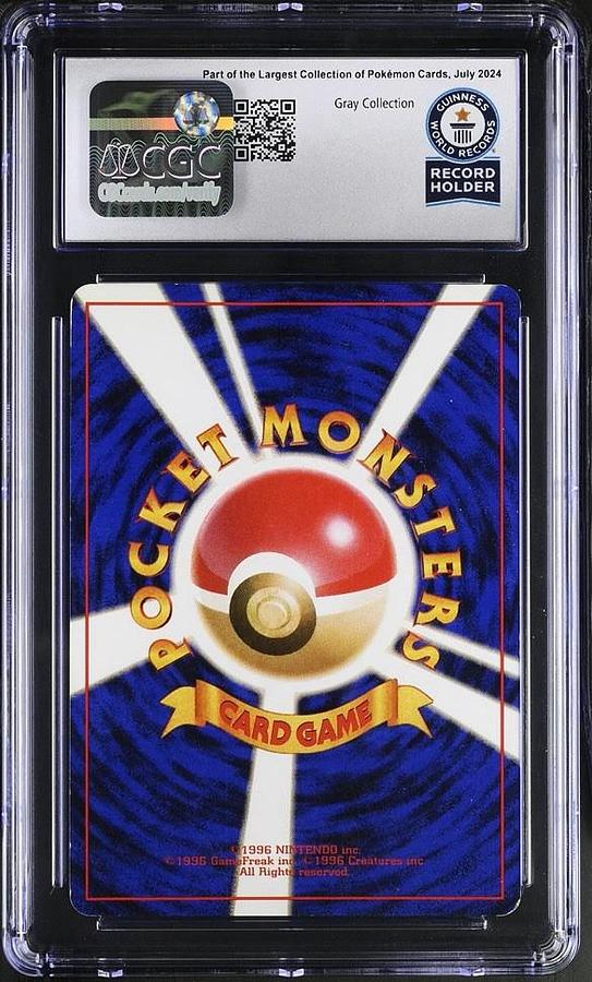 Used 1997 Pokemon Pocket Monsters Jungle Scyther #123 Japanese Holo CGC WORLD RECORD