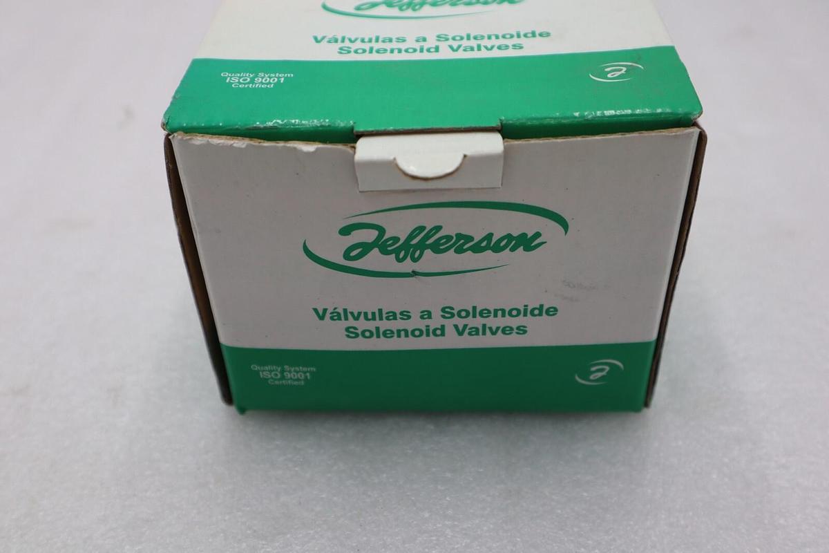 Used Jefferson Valves 1335IA4AT 1/2 Solenoid Valve 120V/AC60 STOCK 1238-A