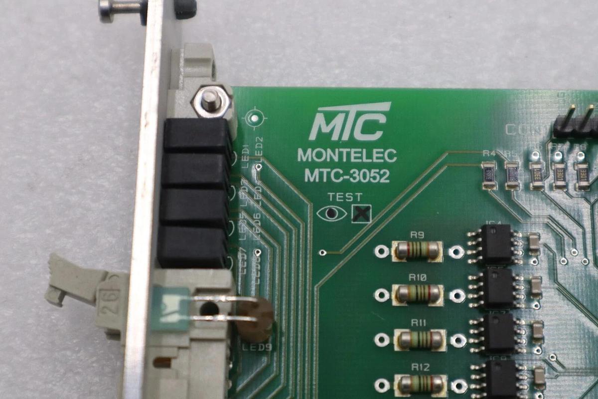 Used PASABAN FAST I/O MTC-3052 PLC CARD STOCK #3965-A