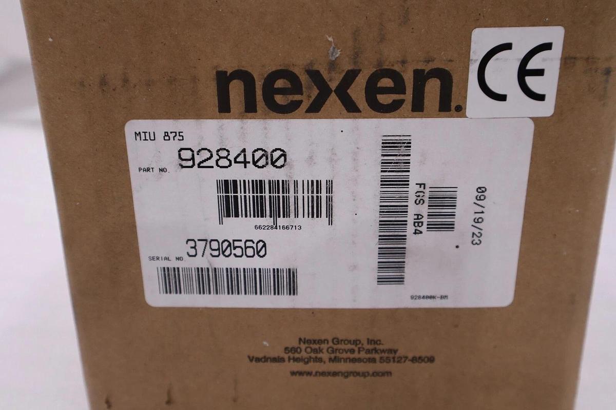 NEW NEXEN MIU-875 928400 Modular Clutch/Brake STOCK H938