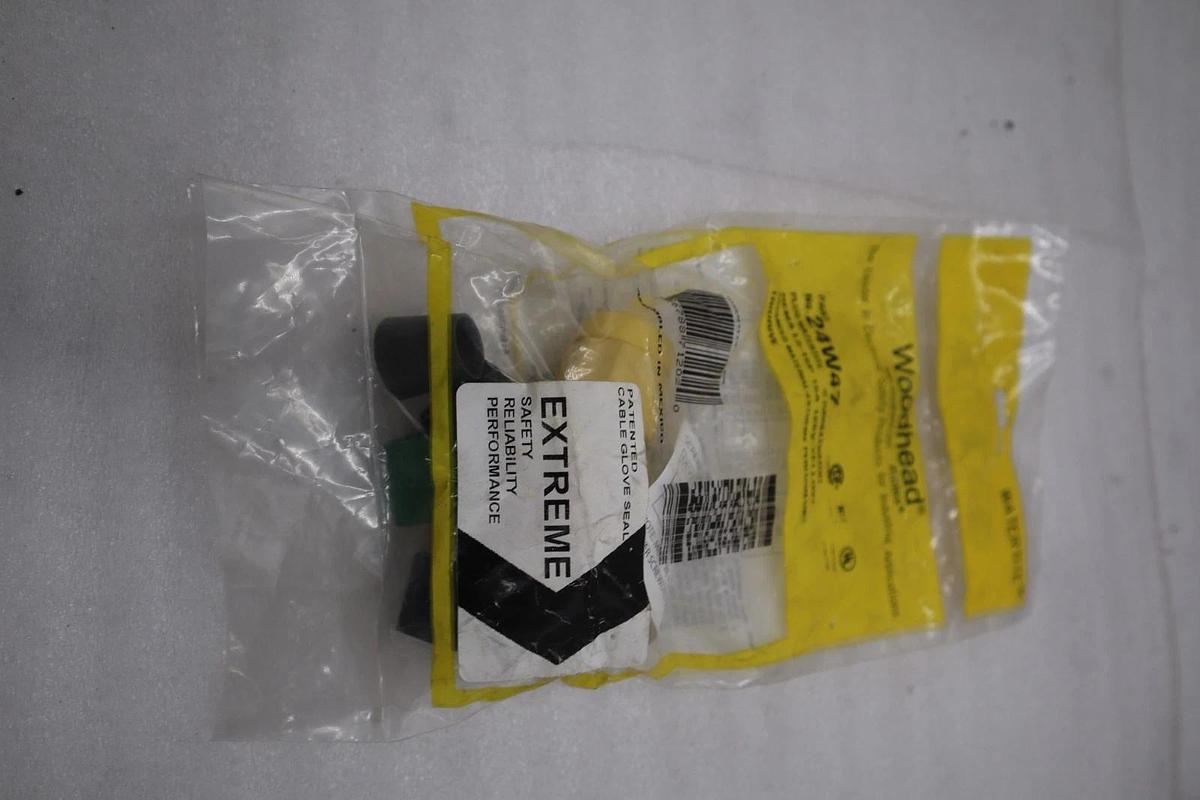 Used LOT OF 2 - Daniel Woodhead 24W47, L5-15P, 15A, 125V, Weatherproof - STOCK K772CC