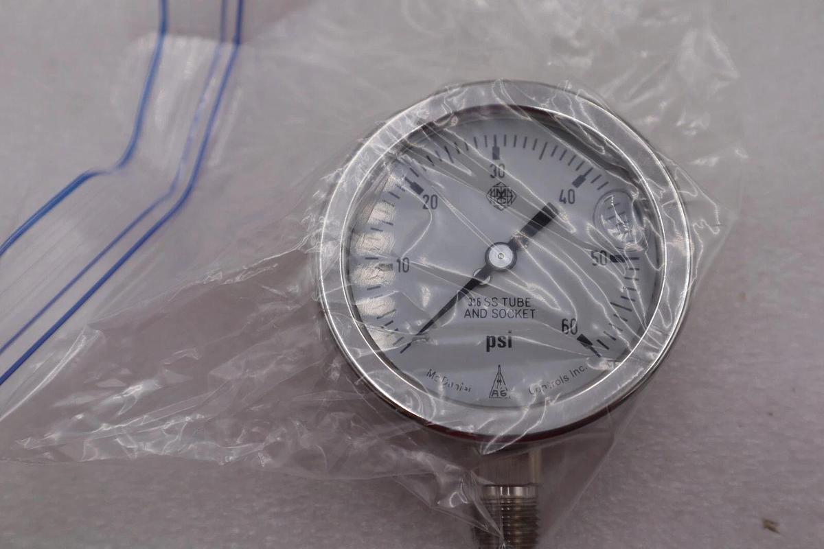 McDANIEL CONTROLS AB50831 PRESSURE GAUGE #K-2241