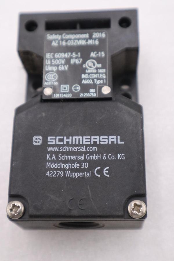 Used Schmersal AZ16-03ZVRK-M16 INTERLOCK SWITCH NEW OPEN BOX STK H1250A