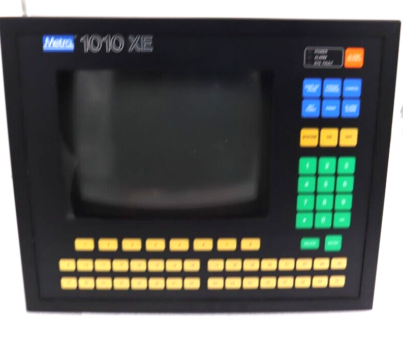 Used METRA 1010XE/M1010XE-COS OPERATOR INTERFACE S/N 42611 P/N 611-0012-000 #S-236