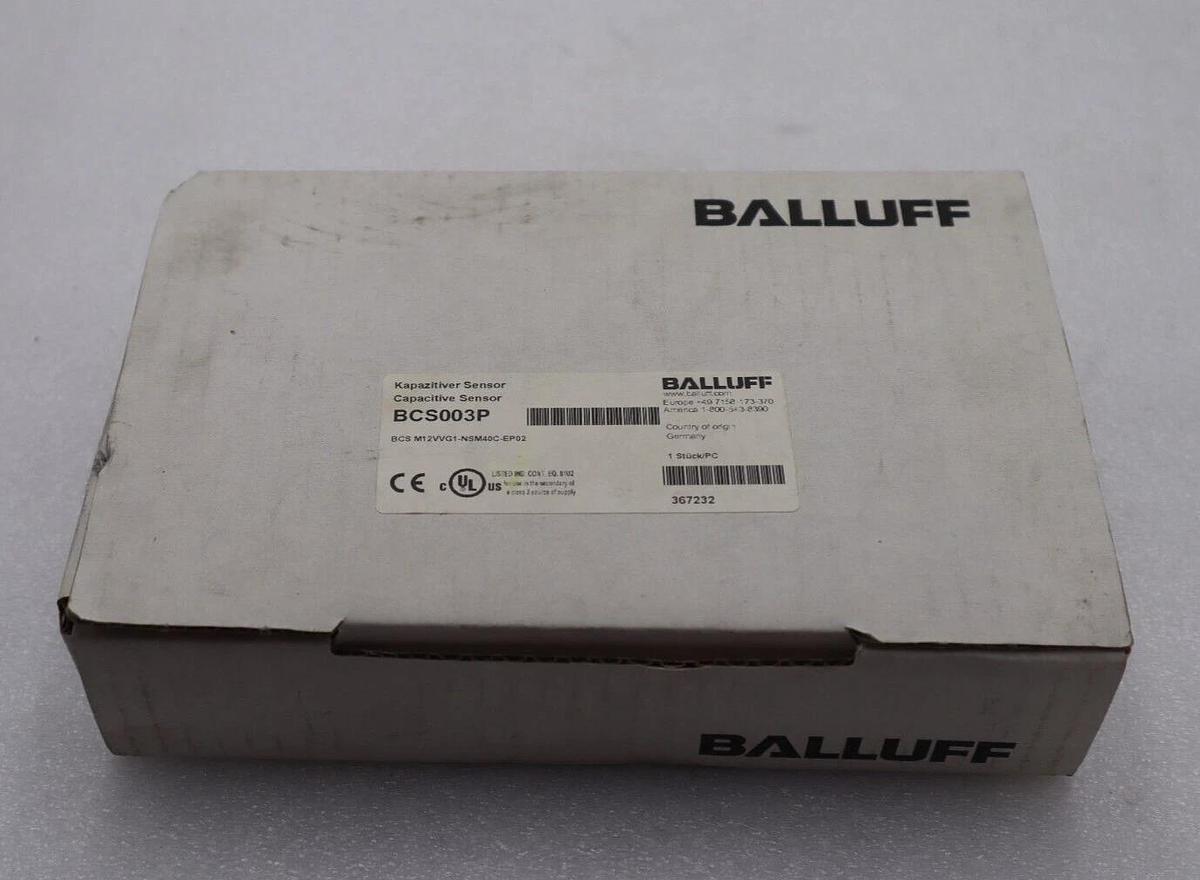 Balluff Capacitive Sensor BCS003P BCS M12VVG1-NSM40C-EP02 New  Open Box #K-1756