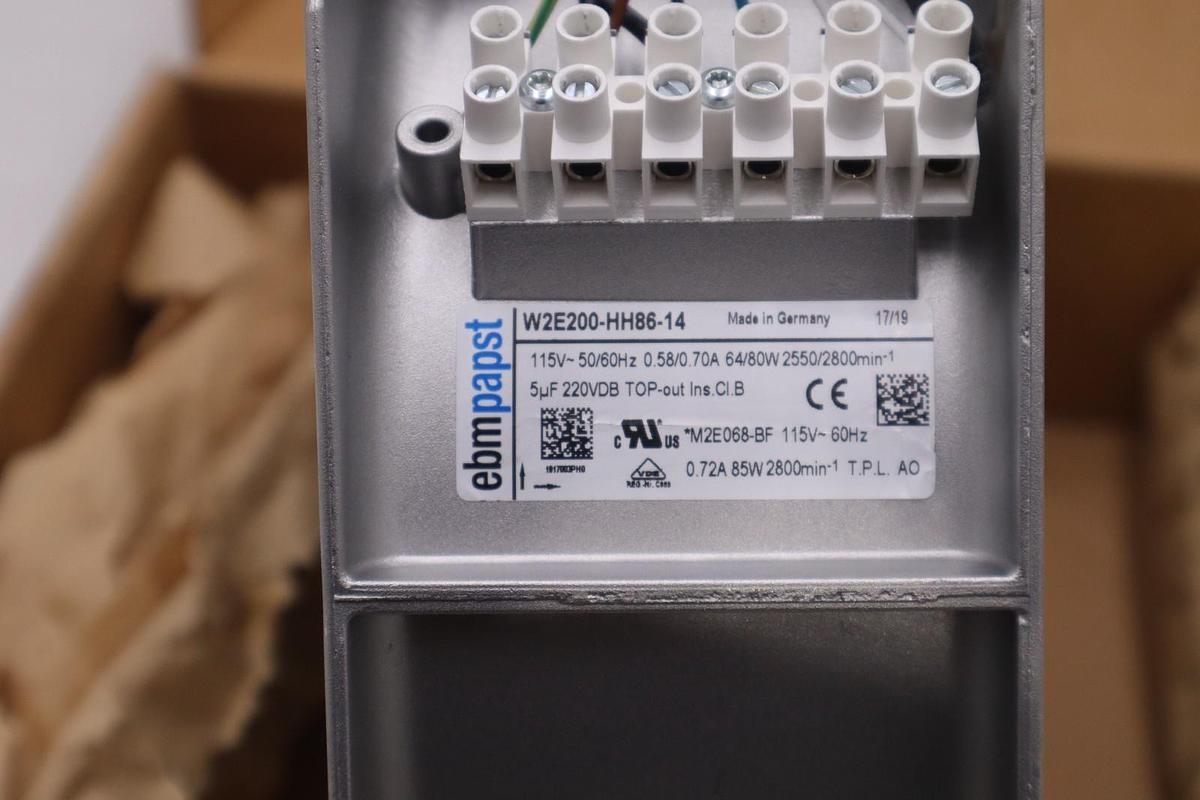 ABB W2E200-HH86-14 115V 50/60Hz 0.58/0.70A 64/80W LONG LIFE FAN AXIAL - SGF215